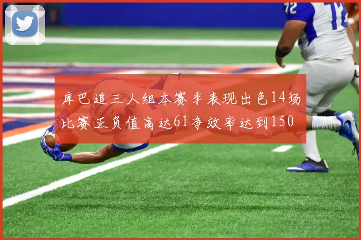 库巴追三人组本赛季表现出色14场比赛正负值高达61净效率达到150